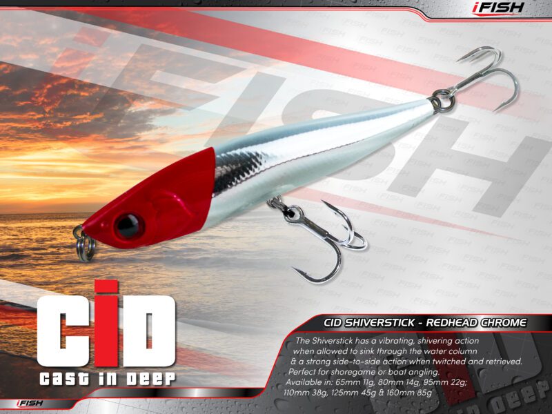 CID Casting Shiverstick – Redhead Chrome