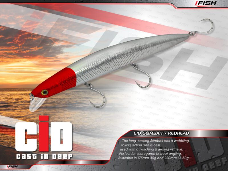 CID Casting Slimbait - Redhead