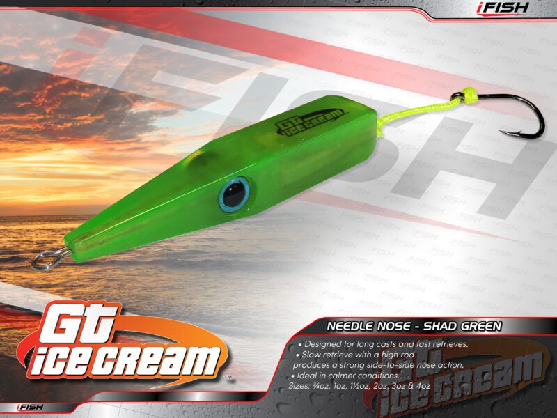 GT Icecream Needle Nose - Shad Green