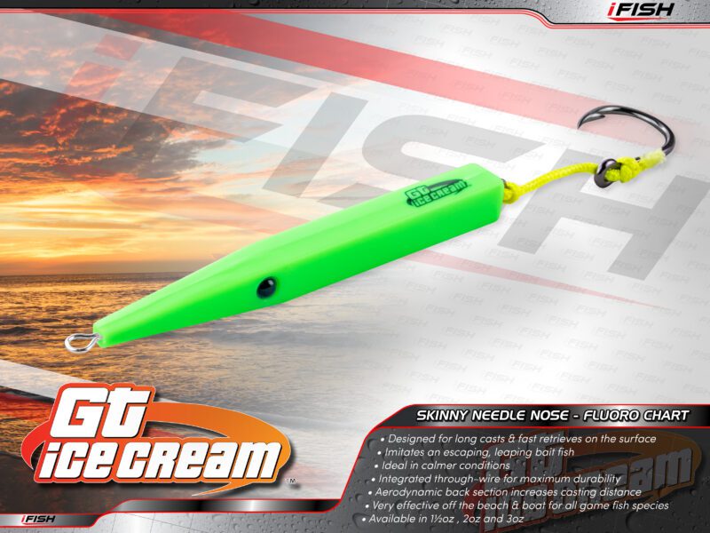 GT Icecream Skinny Needle Nose – Fluoro Chartreuse