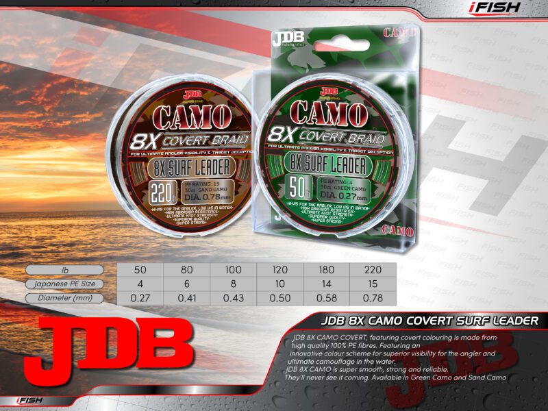 JDB 8X CAMO SURF LEADER