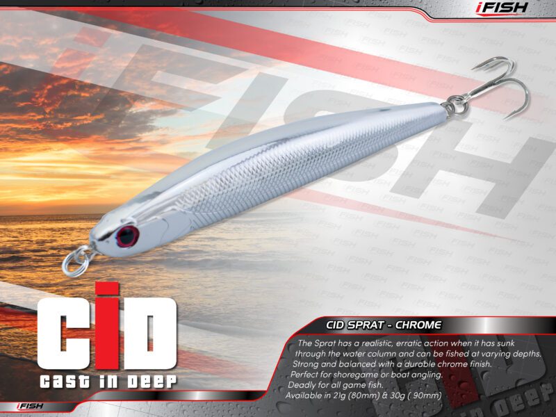 CID Casting Sprat – Chrome