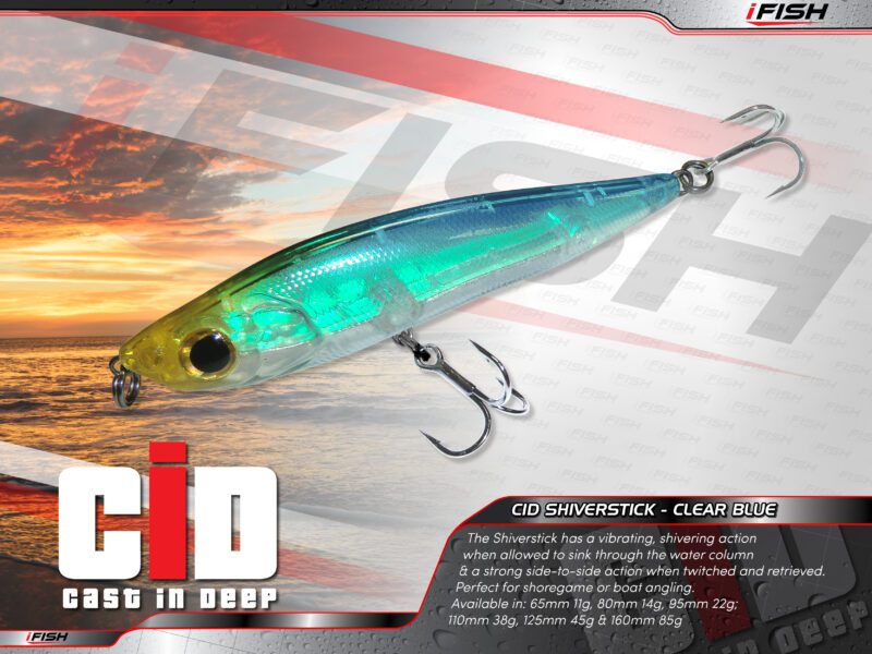 CID Casting Shiverstick - Clear Blue