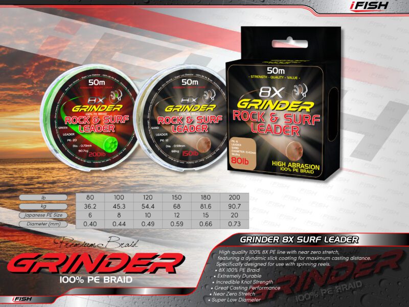 GRINDER 8X SURF LEADER