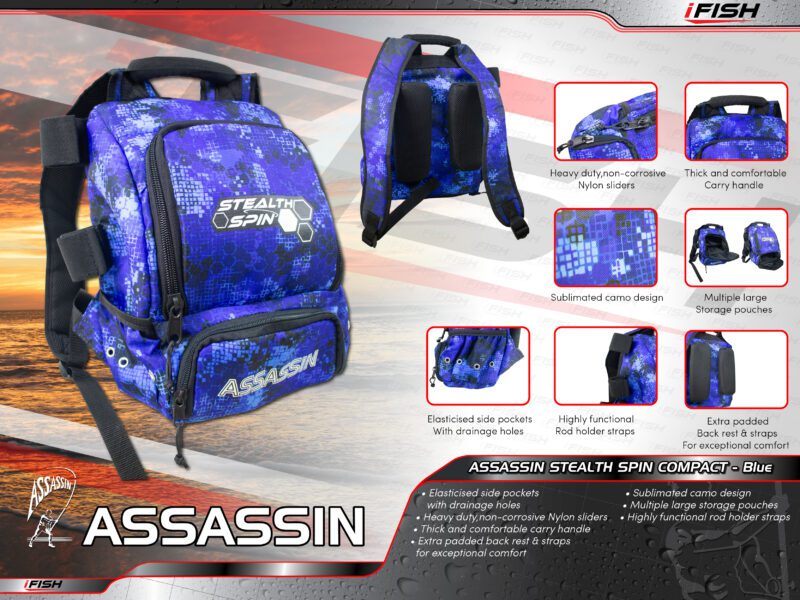 ASSASSIN STEALTH SPIN COMPACT - Blue