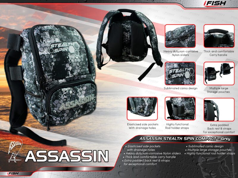 ASSASSIN STEALTH SPIN COMPACT - Grey