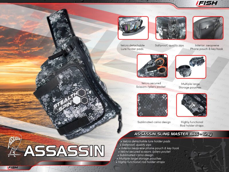 ASSASSIN STEALTH SPIN Sling - Grey