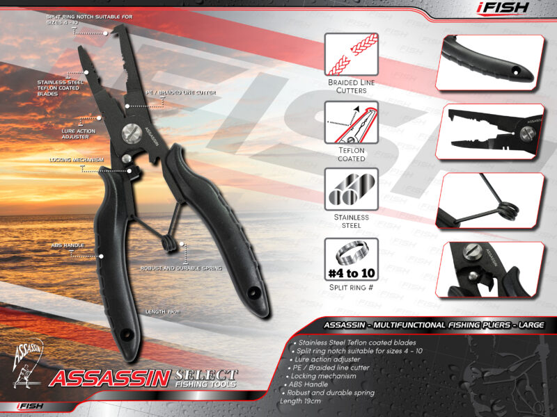 MULTIFUNCTIONAL FISHING PLIERS - LARGE