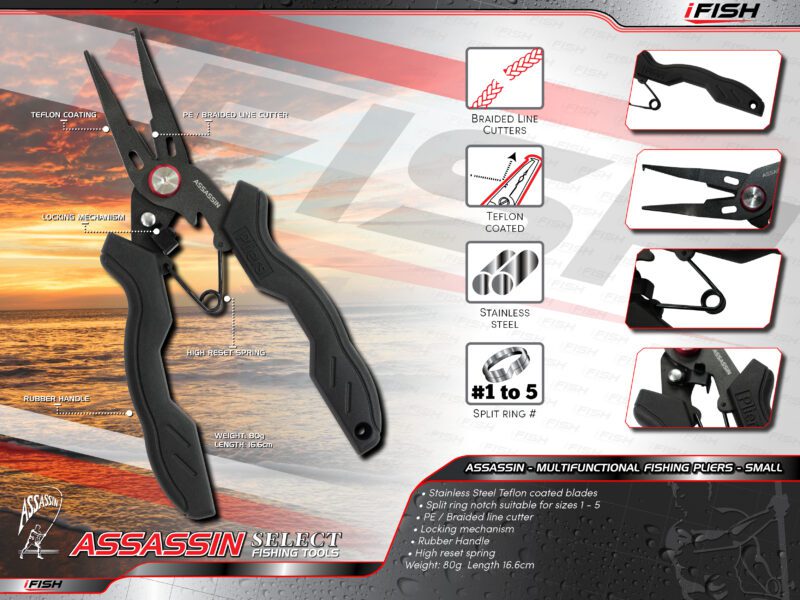 MULTIFUNCTIONAL FISHING PLIERS - SMALL