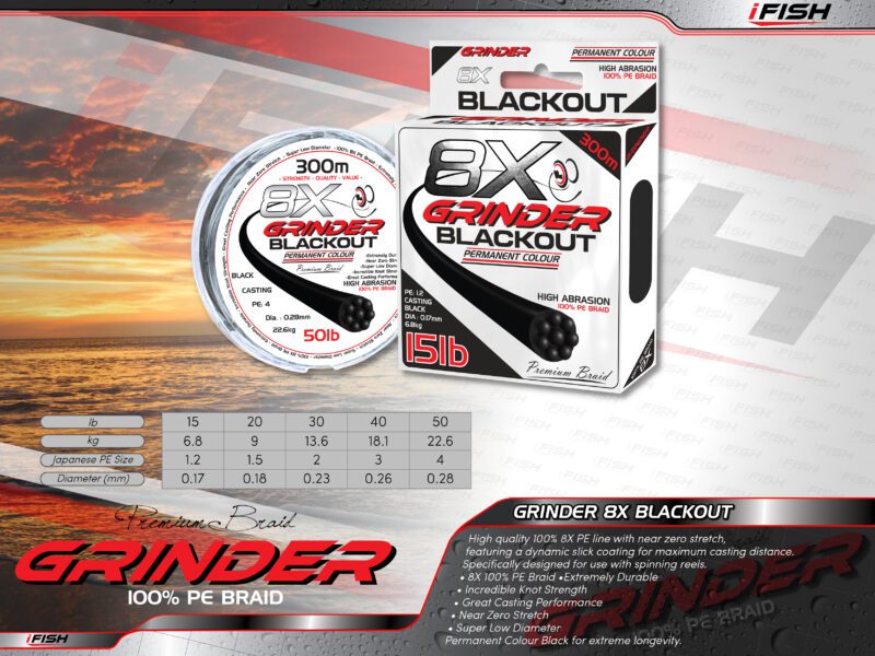 GRINDER 8X BLACKOUT