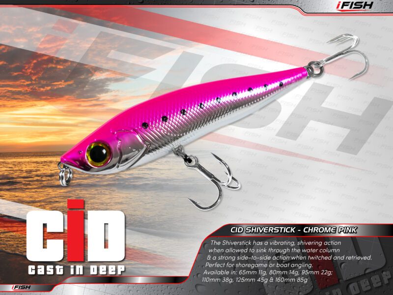 CID Casting Shiverstick – Chrome Pink