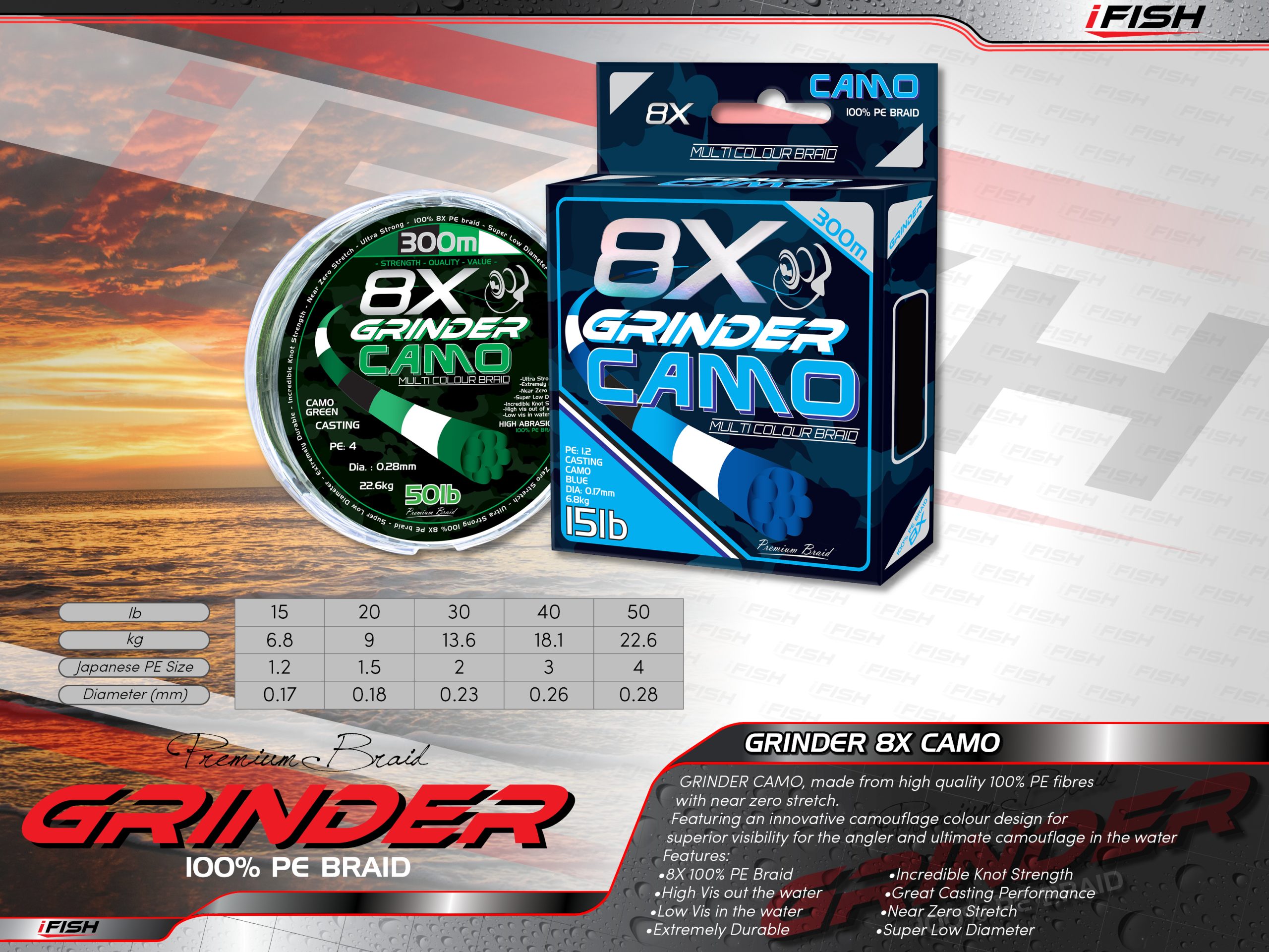 GRINDER 8X CAMO