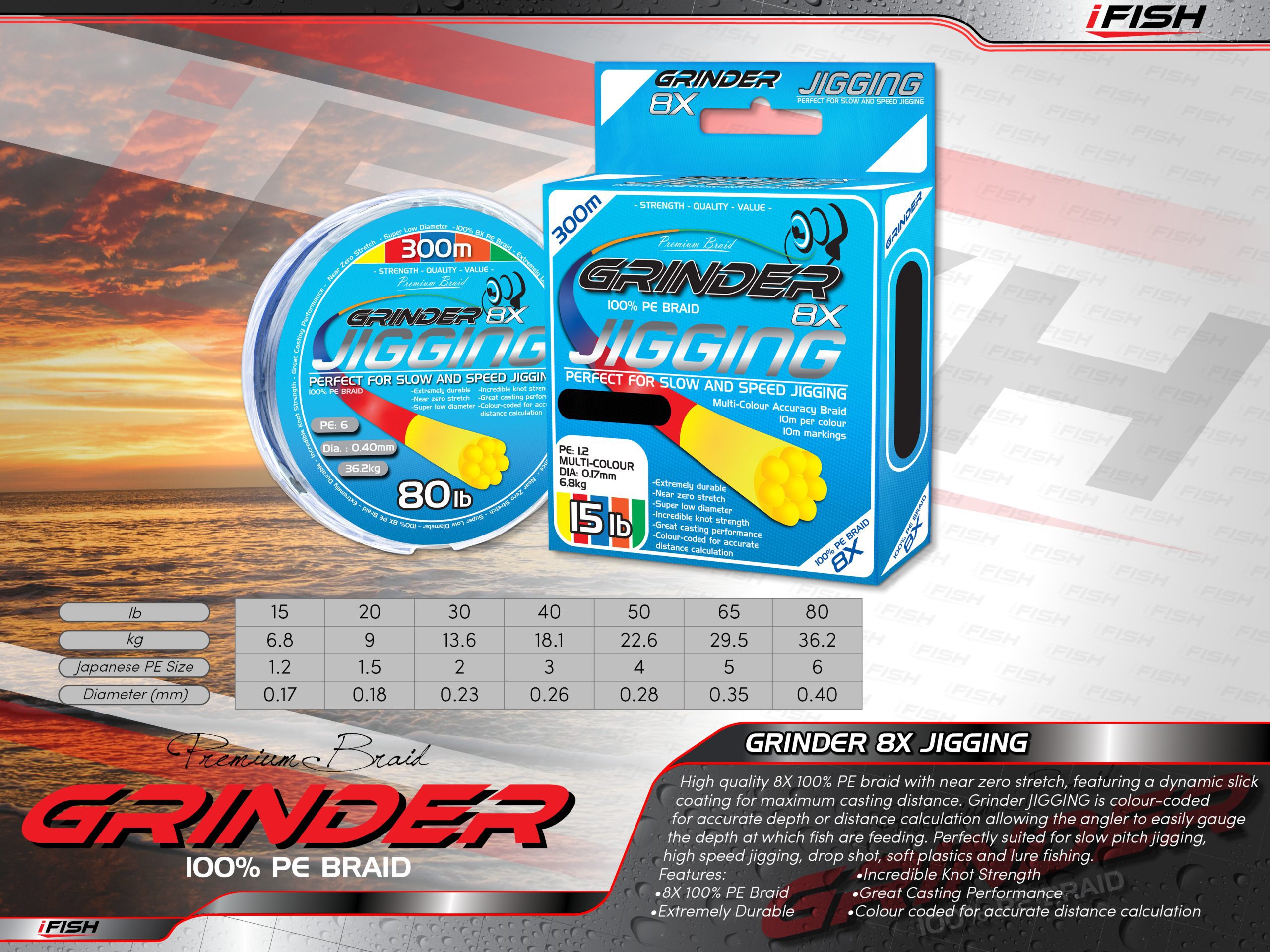 GRINDER 8X JIGGING